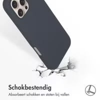 Accezz Liquid Silicone Backcover met MagSafe voor de Apple iPhone 16 Pro Max - Donkerblauw