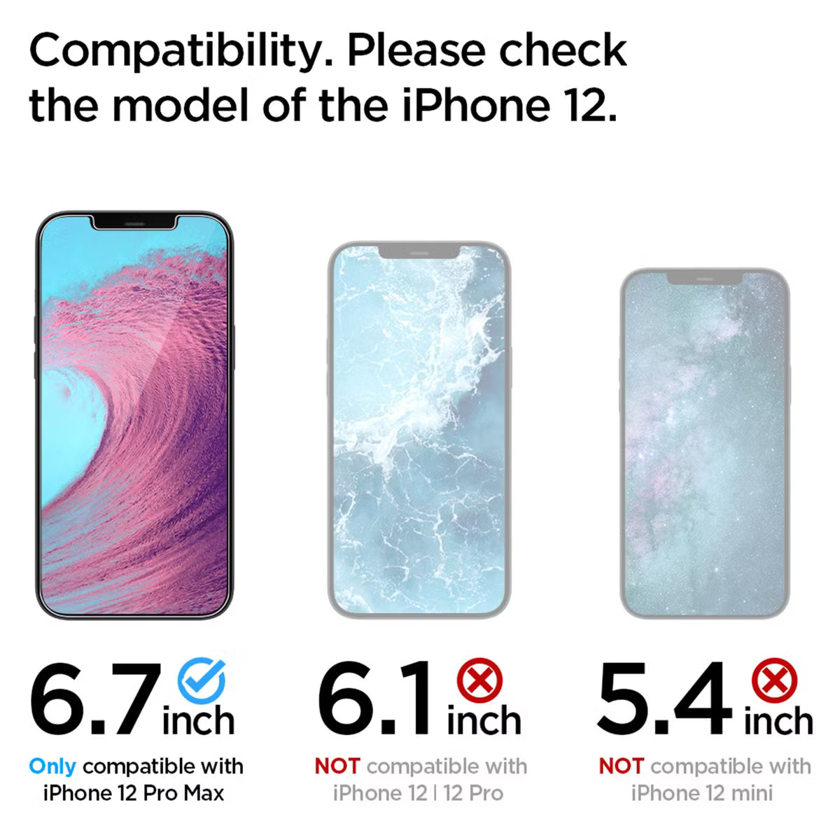 Spigen GLAStR EZ Fit Screenprotector + Applicator voor de Apple iPhone 12 Pro Max