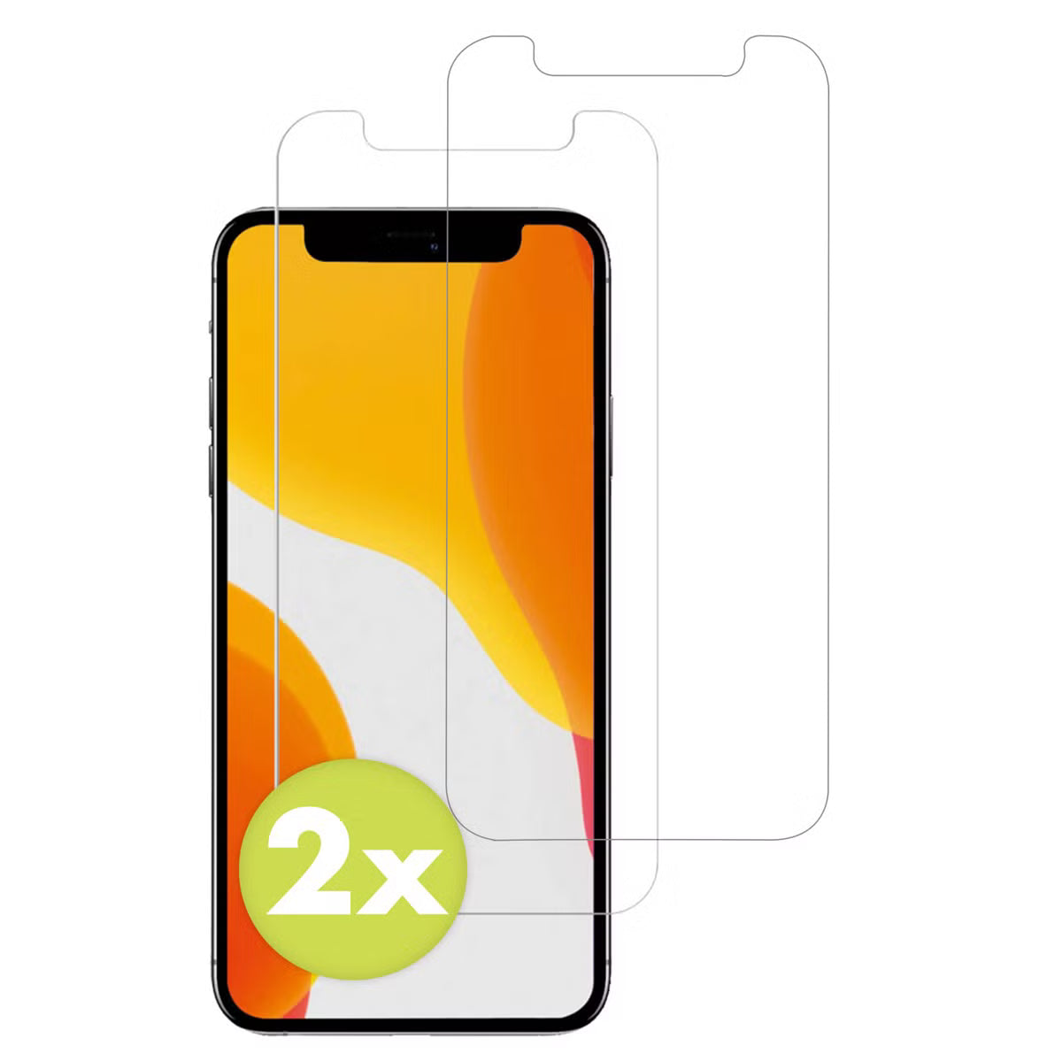 Accezz Gehard Glas Screenprotector 2-pack voor de iPhone 12 Mini