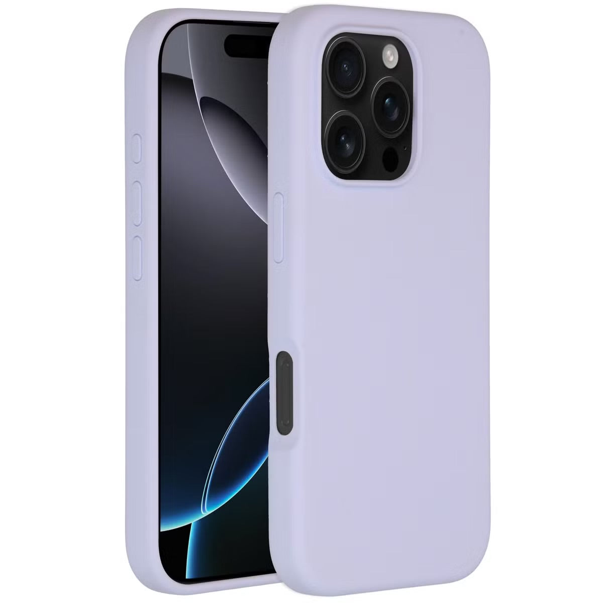 Accezz Liquid Silicone Backcover met MagSafe voor de Apple iPhone 16 Pro - Paars