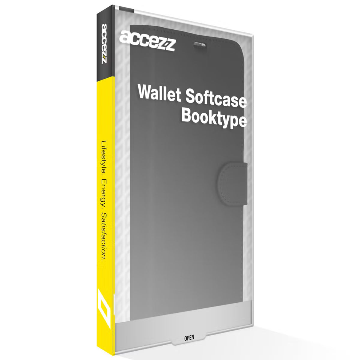 Accezz Wallet Softcase Bookcase for iPhone 13 - Black