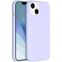 Accezz Liquid Silicone Backcover met MagSafe voor de Apple iPhone 14 - Paars