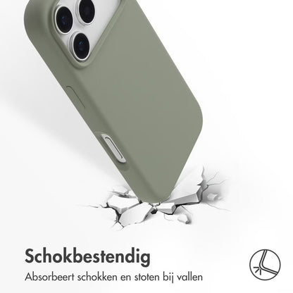 Accezz Liquid Silicone Backcover met MagSafe voor de Apple iPhone 17 Pro - Cooper Green
Ga naar het einde van de afbeeldingen-gallerij