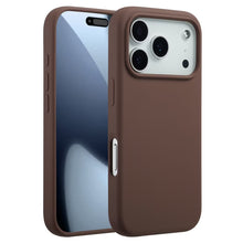 Accezz Liquid Silicone Backcover met MagSafe voor de Apple iPhone 17 Pro - New Tea Brown