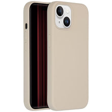 Accezz Liquid Silicone Backcover met MagSafe voor de Apple iPhone 15 - Stone