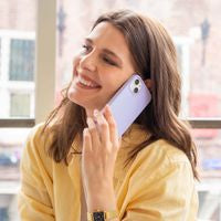 Accezz Liquid Silicone Backcover voor de Apple iPhone 15 - Paars