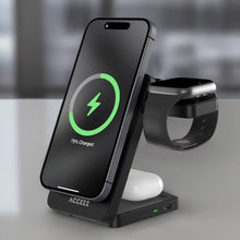 3-in-1 Opvouwbare Draadloze MagSafe Oplader - 20W - Zwart