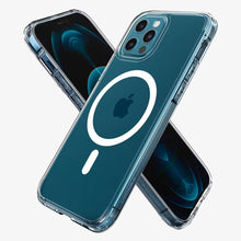 Spigen Ultra Hybrid Backcover MagSafe voor de Apple iPhone 12 (Pro) - White