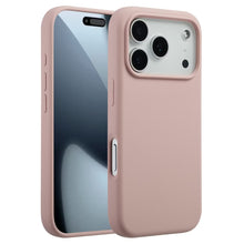 Accezz Liquid Silicone Backcover met MagSafe voor de Apple iPhone 17 Pro - Roze