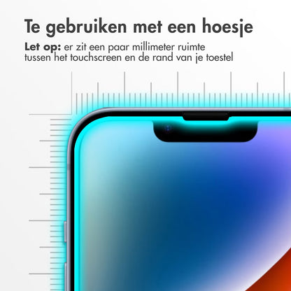 Accezz Gehard Glas Screenprotector voor de Apple iPhone 13 / 13 Pro / 14 / 16e