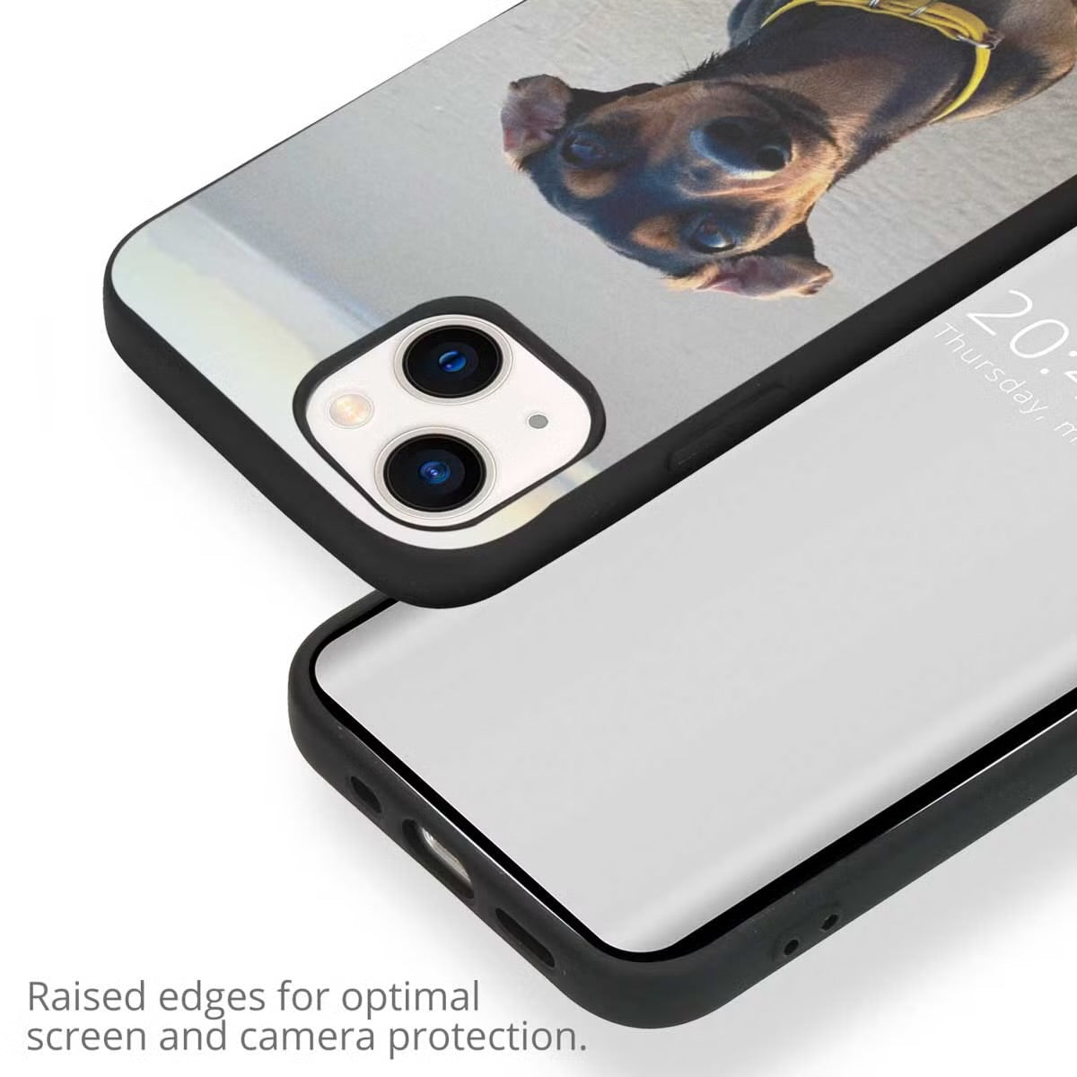 Ontwerp je eigen Apple iPhone 13 Mini gel hoesje - Zwart