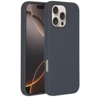 Accezz Liquid Silicone Backcover met MagSafe voor de Apple iPhone 16 Pro Max - Donkerblauw
