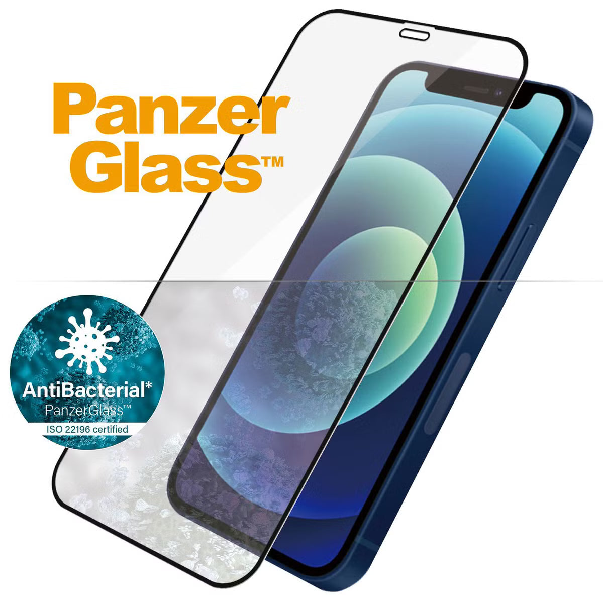 PanzerGlass Case Friendly Screenprotector for Apple iPhone 12 Mini - Black