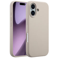 Accezz Liquid Silicone Backcover met MagSafe voor de Apple iPhone 17 - Stone