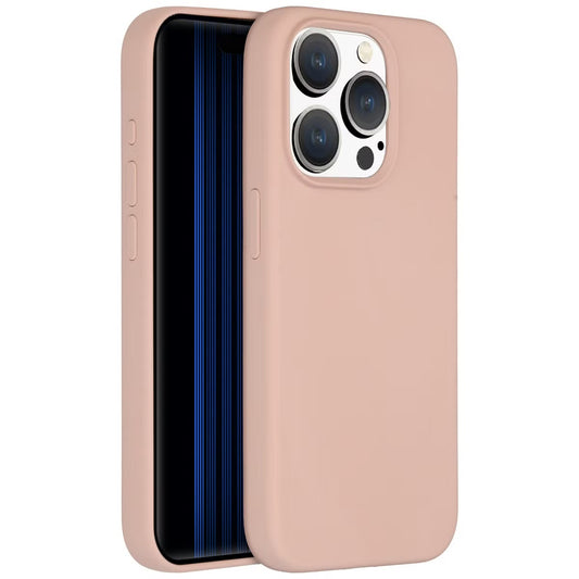 Accezz Liquid Silicone Backcover met MagSafe voor de Apple iPhone 15 Pro - Roze
