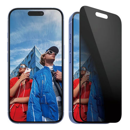PanzerGlass Privacy Ultra-Wide Fit Anti-Bacterial Screenprotector incl. applicator voor de Apple iPhone 16