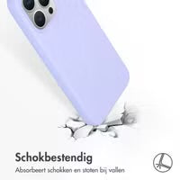 Accezz Liquid Silicone Backcover met MagSafe voor de Apple iPhone 15 Pro Max - Paars
