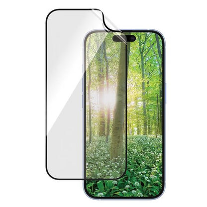 PanzerGlass Matrix Recycled Ultra-Wide Fit Anti-Bacterial Screenprotector incl. applicator voor de Apple iPhone 16