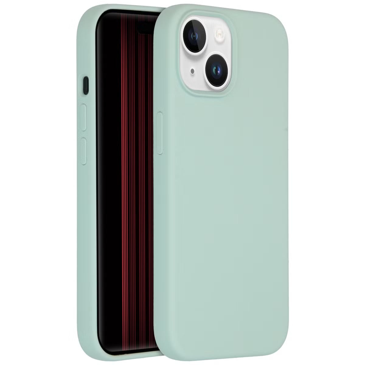 Accezz Liquid Silicone Backcover voor de Apple iPhone 15 - Sky Blue