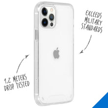 Accezz Xtreme Impact Backcover voor de Apple iPhone 12 (Pro) - Transparant