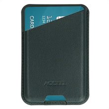 Accezz Magnetische Leren Kaarthouder - Geschikt voor Apple Find My - Cedar Green