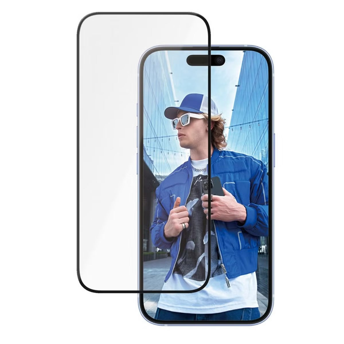 PanzerGlass Ceramic Screenprotector met applicator voor de Apple iPhone 16