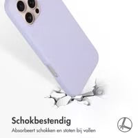 Accezz Liquid Silicone Backcover met MagSafe voor de Apple iPhone 16 Pro Max - Paars