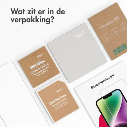 Accezz Gehard Glas Screenprotector voor de Apple iPhone 15 / 15 Pro / 16