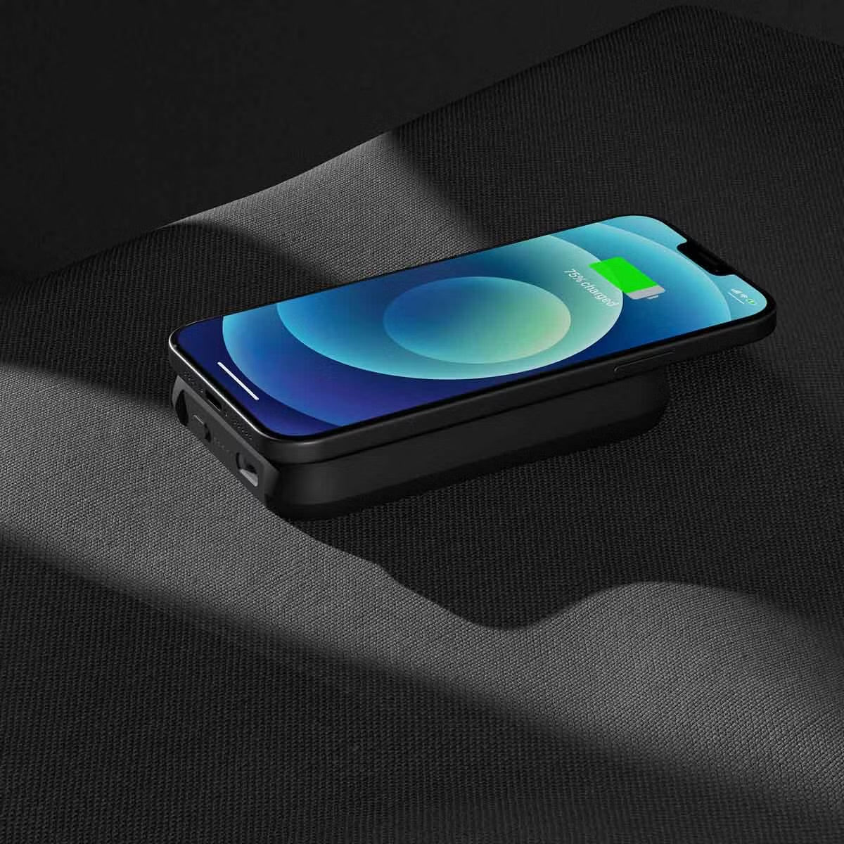 Zens Draadloze oplader voor twee apparaten - Liberty Serie - Fabric