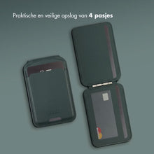 Accezz Leren Wallet met standaard voor MagSafe - Cedar Green
