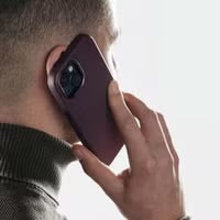 Accezz MagSafe Leather Backcover voor de Apple iPhone 16 Pro Max - Heath Purple