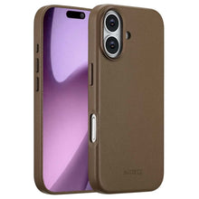 Accezz MagSafe Leather Backcover voor de Apple iPhone 17 - Coffee