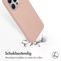 Accezz Liquid Silicone Backcover met MagSafe voor de Apple iPhone 15 Pro Max - Roze