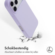 Accezz Liquid Silicone Backcover met MagSafe voor de Apple iPhone 17 Pro - Paars