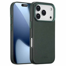 Accezz MagSafe Leather Backcover voor de Apple iPhone 17 Pro - Cedar Green