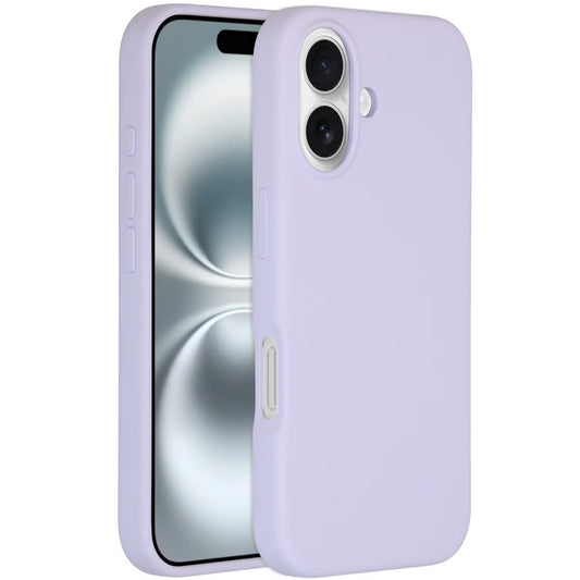 Accezz Liquid Silicone Backcover met MagSafe voor de Apple iPhone 16 - Paars