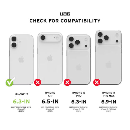 UAG Shield Plus Screenprotector voor de Apple iPhone 17