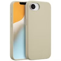 Accezz Liquid Silicone Backcover met MagSafe voor de Apple iPhone 16e - Stone