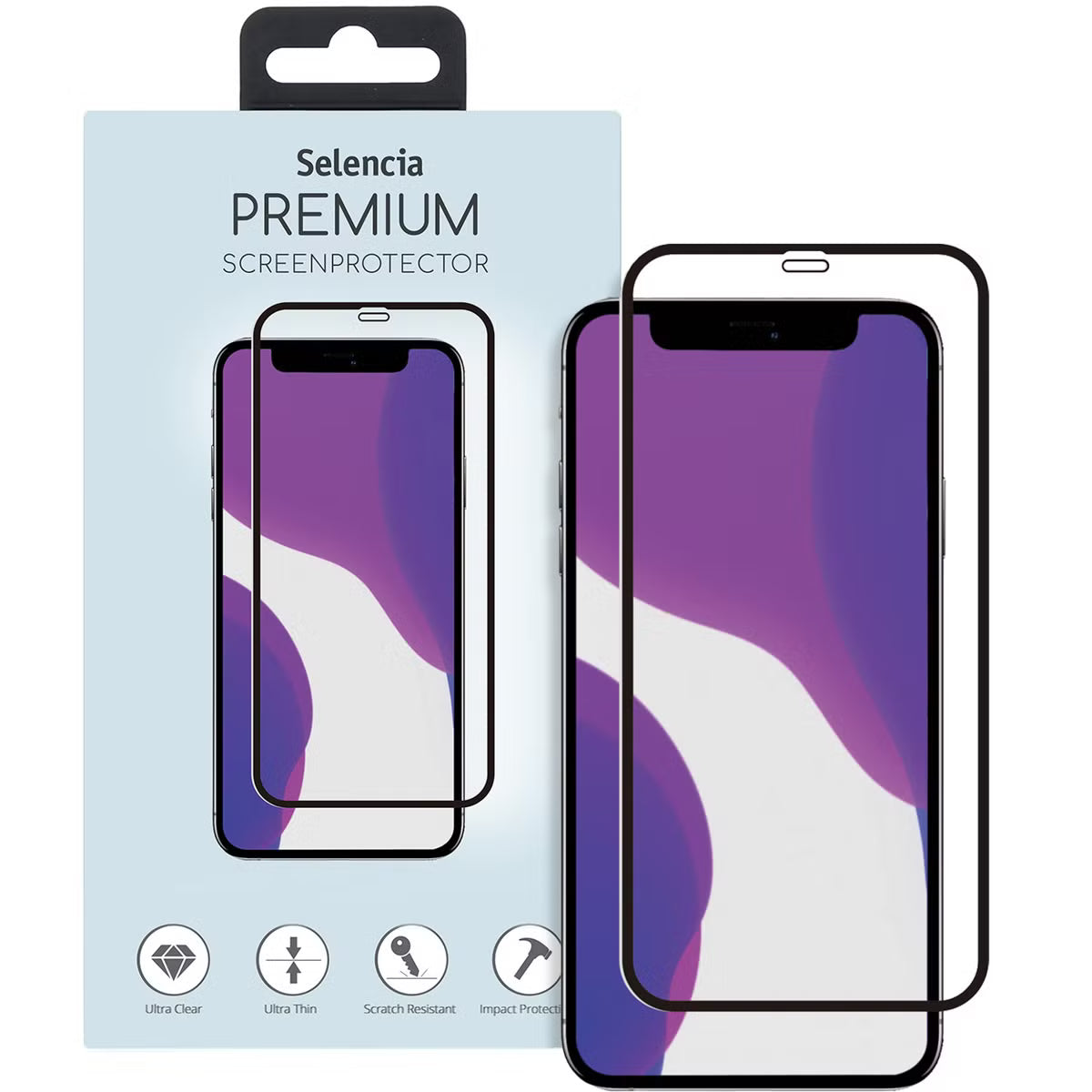 Selencia Gehard Glas Premium Screenprotector voor de iPhone 12 (Pro)