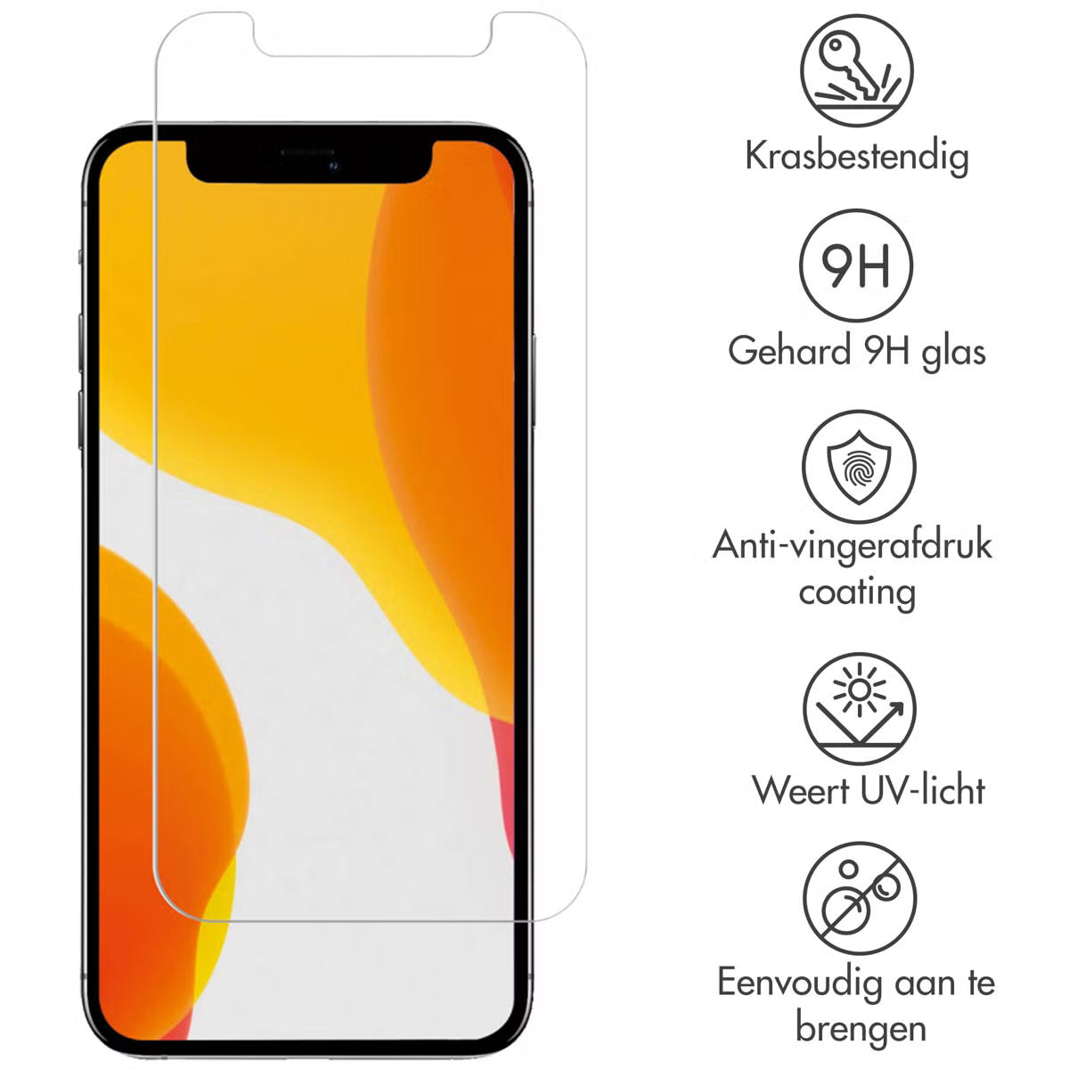 Selencia Gehard Glas Screenprotector for iPhone 12 Mini