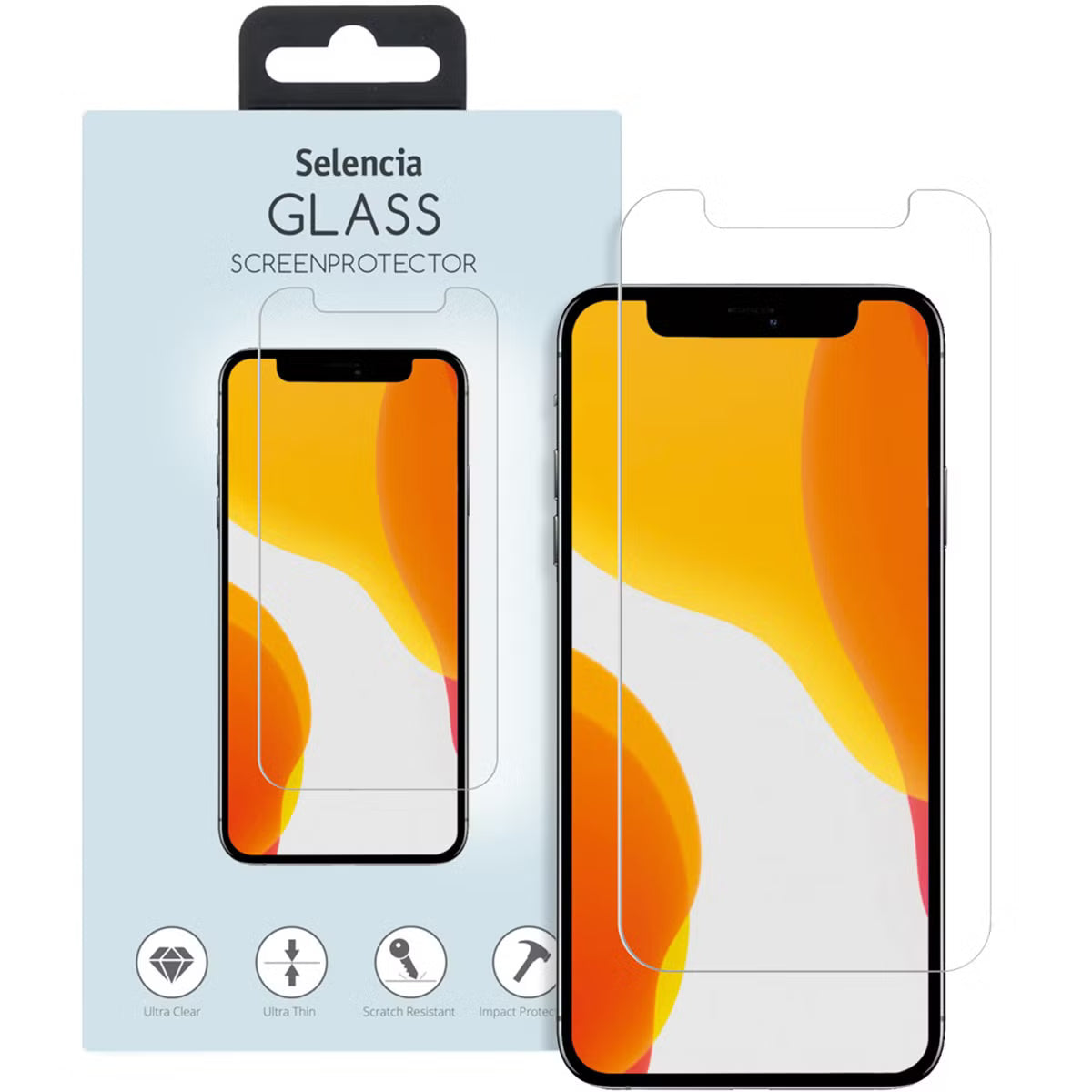 Selencia Gehard Glas Screenprotector for iPhone 12 Mini