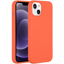 Accezz Liquid Silicone Backcover voor de Apple iPhone 14 / 13 - Nectarine