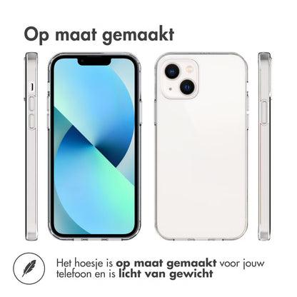 Accezz Clear Backcover voor de iPhone 13 - Transparant