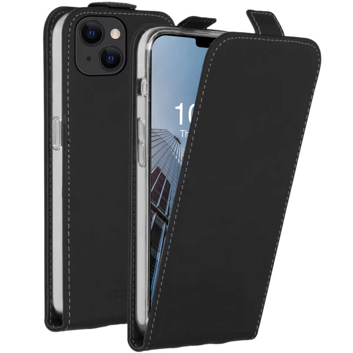 Accezz Flipcase voor de iPhone 13 - Zwart