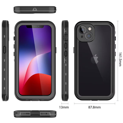 Redpepper Dot Plus Waterproof Backcover voor de Apple iPhone 13 - Zwart