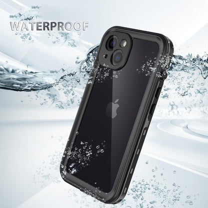 Redpepper Dot Plus Waterproof Backcover voor de Apple iPhone 13 - Zwart