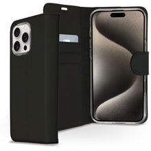 Accezz Wallet Softcase Bookcase voor de Apple iPhone 16 Pro Max - Zwart