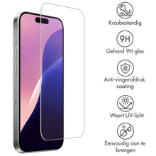 Accezz Gehard Glas Screenprotector voor de Apple iPhone 16 Pro Max / 17 Pro Max