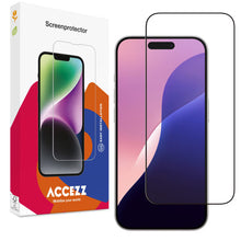 Accezz Gehard Glas Full Cover Screenprotector voor de Apple iPhone 16 Pro Max / 17 Pro Max