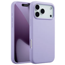 Accezz Liquid Silicone Backcover met MagSafe voor de Apple iPhone 17 Pro Max - Paars